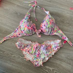 VS Bikini Set Top 32D, Small Bottom